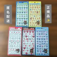 【正規品】ディズニーボンボンドロップミニシール 5パックセット