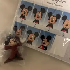 ディズニーストア ステッカー キーホルダー ミッキー