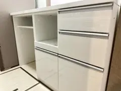 ニトリ KC01】キッチンカウンター 幅140cm ホワイト 食器棚 - メルカリ