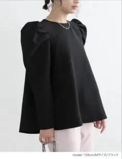 O.S.K ギャザーショルダートップス☆ブラック☆L☆未開封