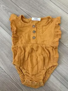 ELMO イエロー ロンパース 80