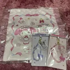 サンリオくじ　マイメロクロミ　トーミバック　ビーズチャームクロミマイメロ