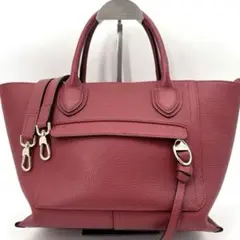 ロンシャン 2way メールボックス ハンドバッグ ショルダーバッグ