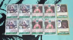 ワンピースカード　緑ゾロパーツ