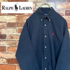 ◆ラルフローレン シャツ◆メンズ/シャツ/サイズXL/黒色/ブラック