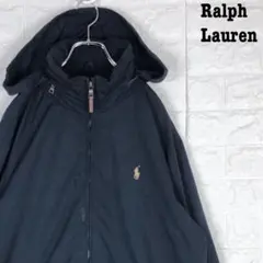 刺繍ワンポイントロゴ★ ラルフローレン スイングトップ ナイロンジャケット90s