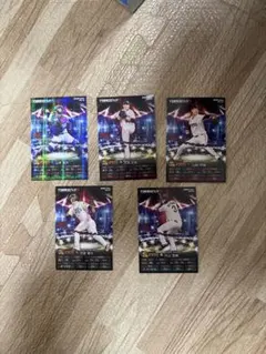【美品】2025シリーズ1 プロ野球トレーディングカード 5枚セット