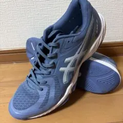 ASICS バドミントンシューズ ネイビー/ライム　26.5 ASICS バドミントンシューズ ネイビー/ライム 26.5 楽天市場