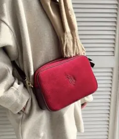 U.S POLO ショルダーバッグ　コーデュロイ
