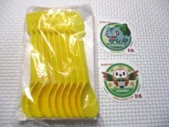 新品 ポケモン サーティワン スプーン 9本 ステッカー フシギダネ モクロー