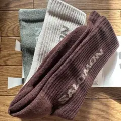 SALOMON サロモン 靴下スポーツソックス 【3足】M