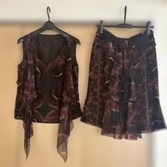 お値下げ《極美品》miss ashida フリル付きセットアップ 9号
