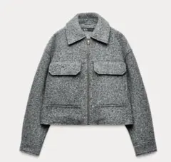 2025年最新】zara ジャケット クロップドの人気アイテム - メルカリ