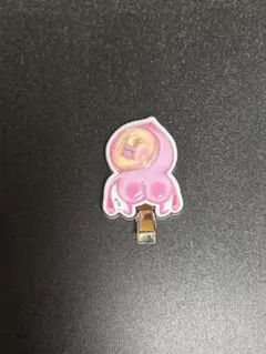 こびとづかん カクレモモジリ ボンボンドロップ　前髪クリップ ピンク