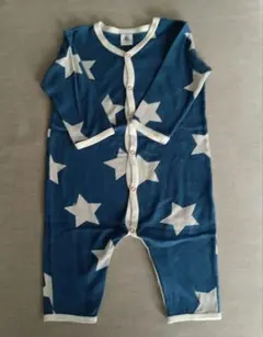 プチバトー　星柄　ロンパース 12m/74cm