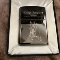 伝説の名馬‼️ディープインパクト号‼️引退記念zippo‼️全レース刻印