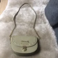 JILLbyJILLSTUARTライトグリーン リボンスタッズ ショルダーバッグ