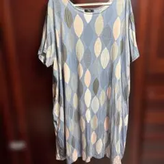 SMILE LAND ダイヤモンドパターン チュニック 半袖10L