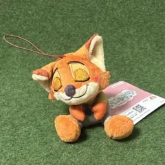 ズートピア2 ニック　ディズニーキャラクター むにゃすやマスコット　タグ付き