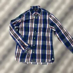 TOMMY HILFIGER チェック柄長袖シャツ M