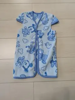 【24時まで値下げ】ミッキー ベスト 水色 33cm x 51cm スリーパー
