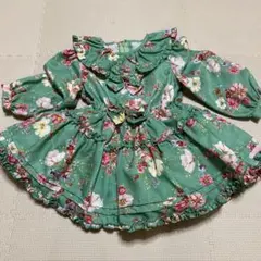 レトロ　メゾピアノ　花柄フォーマルワンピース　総柄　激レア　100㎝