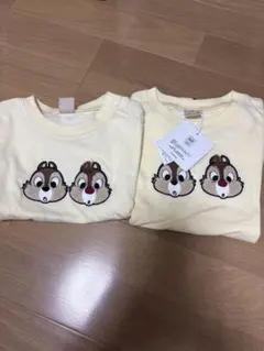 チップとデール Tシャツ 100cm ＆90cm