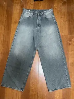 zara スーパーバギーデニム 32×30 バギーパンツ