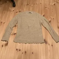 ZARA ベージュ ニットセーター Sサイズ