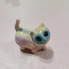 関西万博☆スーダン マーブルキャット③ コモンズ お顔ブルー系マーブル 匿名配送