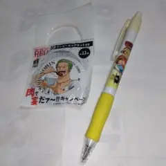 ☆ ロロノア・ゾロ 缶バッジ＆ボールペン☆【ワンピース】《新品未使用》