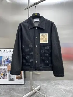 LOEWE ブラックデニムジャケット