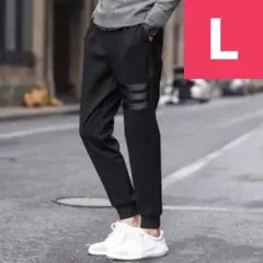 メンズ ジョガーパンツ L ラインパンツ 韓国 ストリート カジュアル 人気
