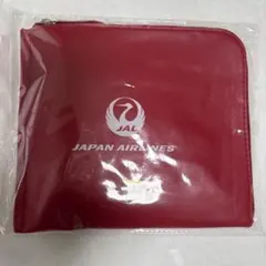 【未開封・未使用】JAL ✖️MAISON KITSUNÉ トラベルポーチ 赤色