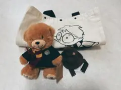 【新品タグ付】ハリー・ポッター グッズ3点セット（ベア・組分け帽子・トート）