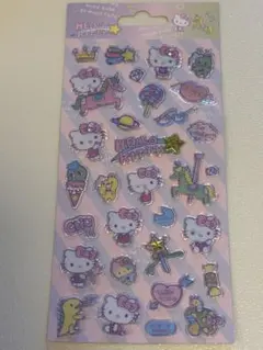 【一点のみ】ハローキティ ステッカー シート　ユニコーン　オーロラ
