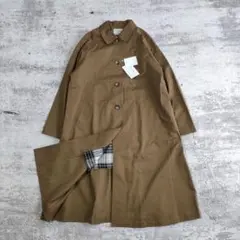 新品　23AW　Le minor コットン高密度ギャバ　ステンカラーコート　秋冬
