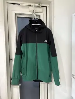 THE NORTH FACE フード付きジャケット 緑/黒