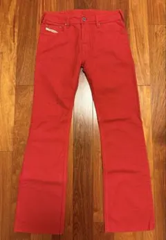 diesel ブーツカット　カラーデニム　レッド28のサムネイル
