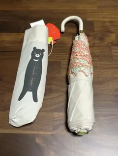 タグ付き未使用　フランシュリッペ　晴雨兼用　折り畳み傘　刺繍 ①のサムネイル