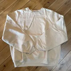 AURALEE クリーム色 長袖トレーナー
