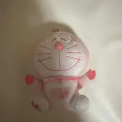 ドラえもん ぬいぐるみ ピンク 約10cm ストラップ付き