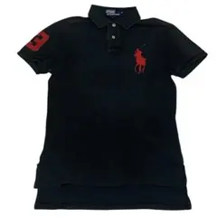 Polo by Ralph Lauren ビッグポニー ポロシャツ ブラック S