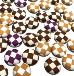 B707 くるみボタン風カボション