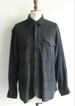 MAATEE&SONS CASHEMERE NEL SHIRTS DGREEN