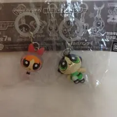 パワーパフガールズ　めじるしアクセサリー　ブロッサム　バターカップ　ガチャガチャ