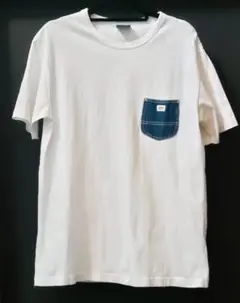 Lee デニムポケット Tシャツ ホワイト