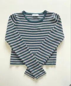WEGO ストライプ 長袖トップス Fサイズ