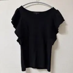 riendaフリル袖 ニットトップス