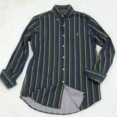 【現行QRタグ】Polo Ralph Lauren 長袖シャツ ストライプ　S